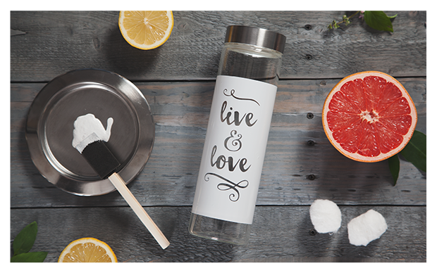 Young Living - DIY Etched Water Bottle